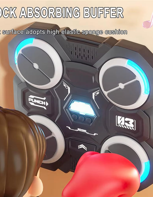 Ladda bilden i Galleri Viewer, Music Boxing Machine Bluetooth-Compatible Music Boxing Machine Children&#39;S Music Boxing Machine Smart Boxing Machine Wall Mounted
