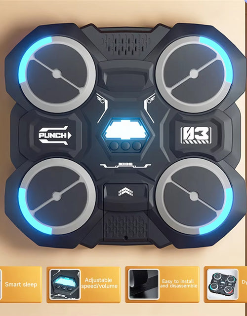 Ladda bilden i Galleri Viewer, Music Boxing Machine Bluetooth-Compatible Music Boxing Machine Children&#39;S Music Boxing Machine Smart Boxing Machine Wall Mounted
