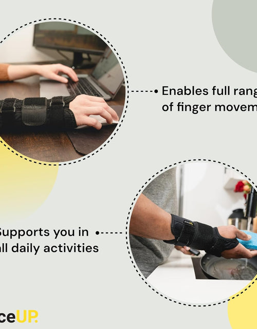 Load image into Gallery viewer, Carpal Tunnel Wrist Brace for Men and Women - Metal Wrist Splint for Hand and Wrist Support and Tendonitis Arthritis Pain Relief
