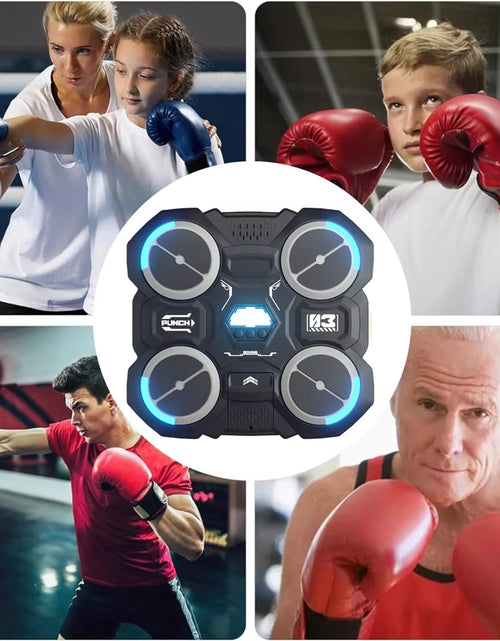 Ladda bilden i Galleri Viewer, Music Boxing Machine Bluetooth-Compatible Music Boxing Machine Children&#39;S Music Boxing Machine Smart Boxing Machine Wall Mounted

