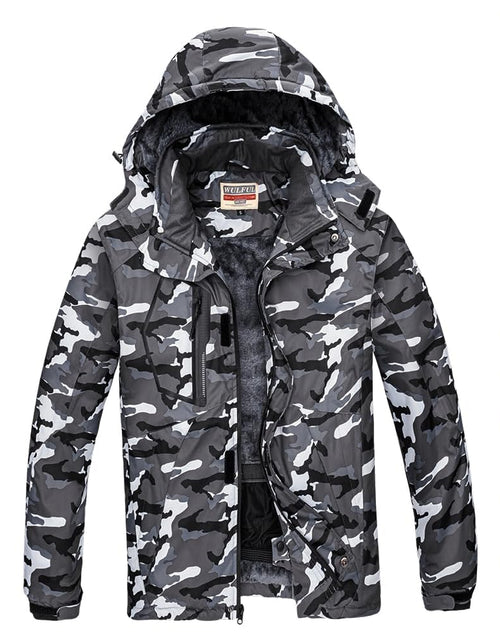 Load image into Gallery viewer, Women’S Waterproof Snow Ski Jacket Mountain Windproof Winter Coat with Detachable Hood
