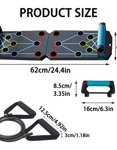 Ladda bilden i Galleri Viewer, Push up Board Multi-Function Push up Bar Push up Handles Professional Home Workout Gym Equipment Strength Training
