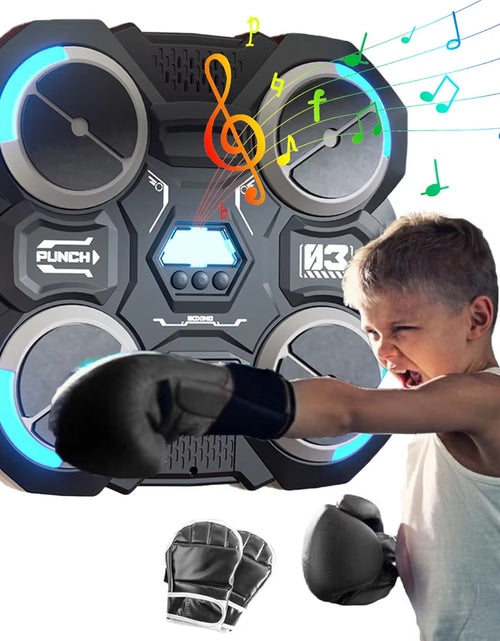 Ladda bilden i Galleri Viewer, Music Boxing Machine Bluetooth-Compatible Music Boxing Machine Children&#39;S Music Boxing Machine Smart Boxing Machine Wall Mounted
