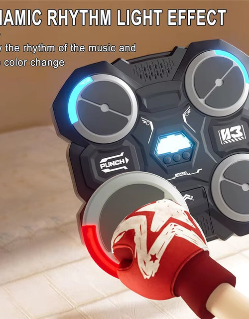 Ladda bilden i Galleri Viewer, Music Boxing Machine Bluetooth-Compatible Music Boxing Machine Children&#39;S Music Boxing Machine Smart Boxing Machine Wall Mounted
