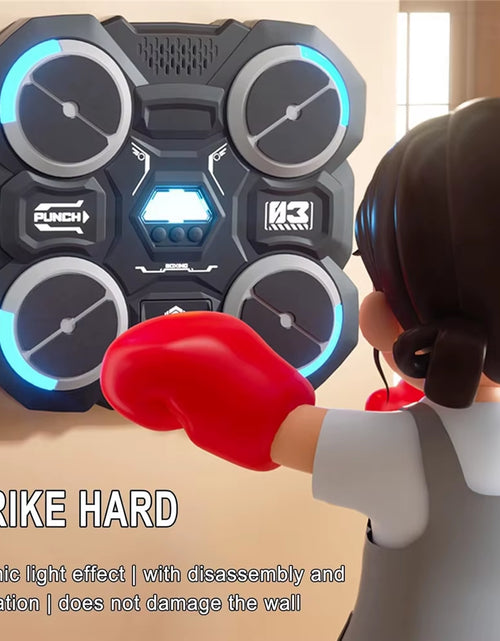 Ladda bilden i Galleri Viewer, Music Boxing Machine Bluetooth-Compatible Music Boxing Machine Children&#39;S Music Boxing Machine Smart Boxing Machine Wall Mounted
